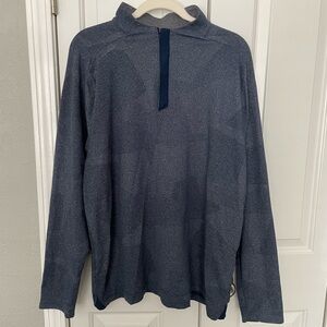 Under Armour Men’s Quarter Zip Pullover - XL Navy Blue